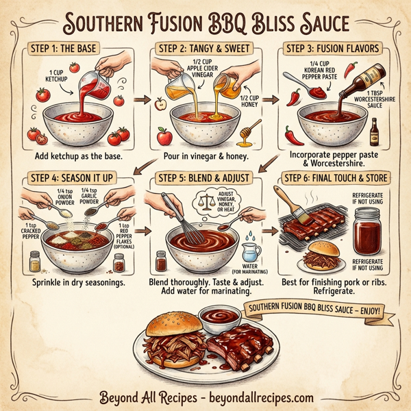 Southern Fusion BBQ Bliss Sauce instructions