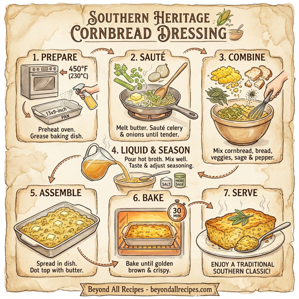 Southern Heritage Cornbread Dressing instructions
