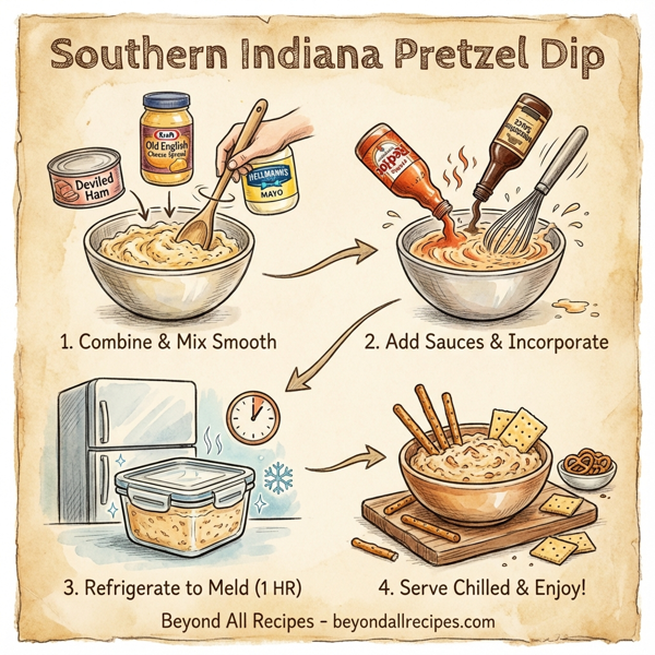 Southern Indiana Pretzel Dip instructions