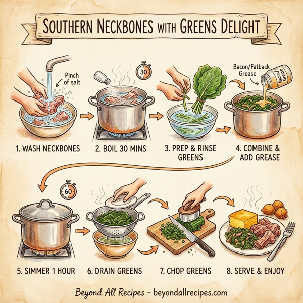Southern Neckbones with Greens Delight instructions