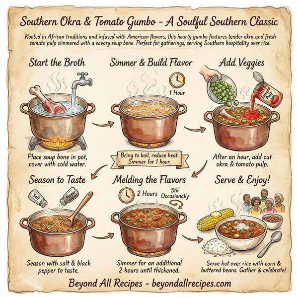 Southern Okra & Tomato Gumbo instructions