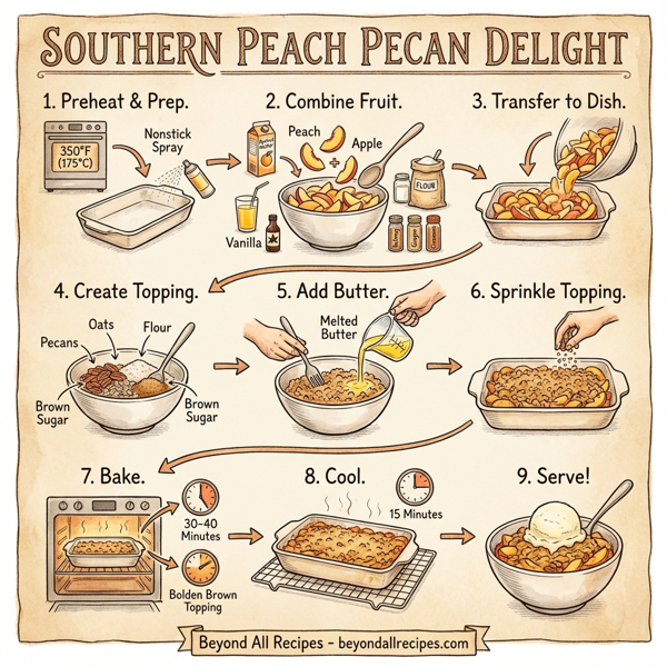 Southern Peach Pecan Delight instructions