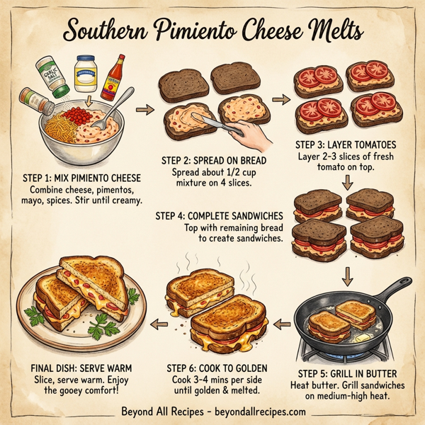 Southern Pimiento Cheese Melts instructions
