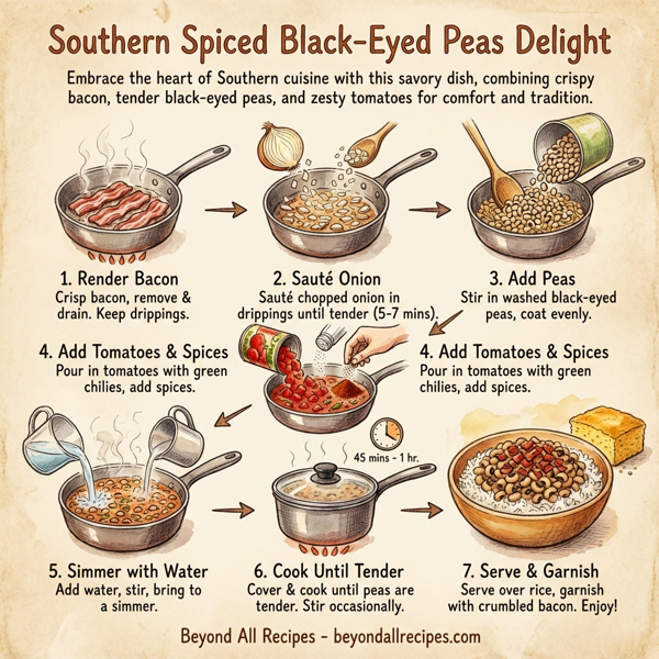 Southern Spiced Black-Eyed Peas Delight instructions