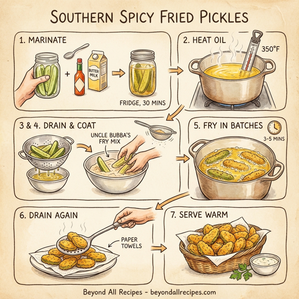 Southern Spicy Fried Pickles instructions