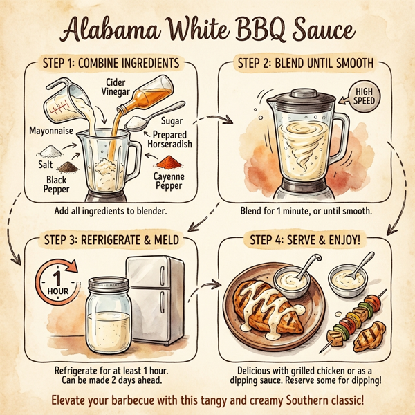 Southern Style Alabama White BBQ Sauce instructions