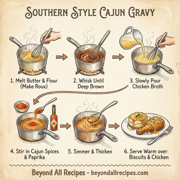 Southern Style Cajun Gravy instructions