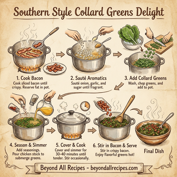 Southern Style Collard Greens Delight instructions