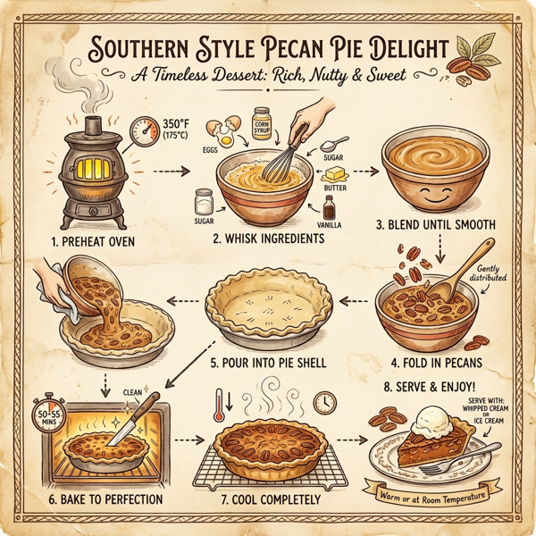 Southern Style Pecan Pie Delight instructions