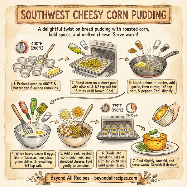 Southwest Cheesy Corn Pudding instructions