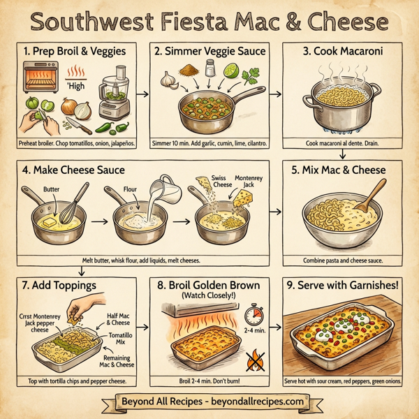 Southwest Fiesta Mac & Cheese instructions