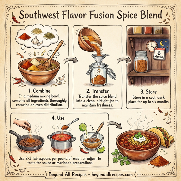 Southwest Flavor Fusion Spice Blend instructions