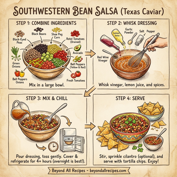 Southwestern Bean Salsa instructions
