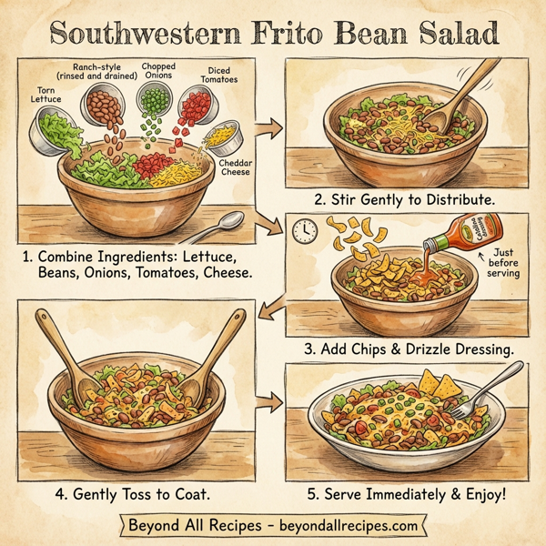 Southwestern Frito Bean Salad instructions