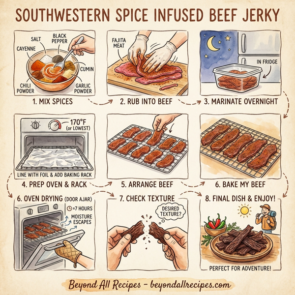 Southwestern Spice Infused Beef Jerky instructions