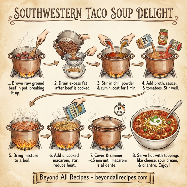 Southwestern Taco Soup Delight instructions