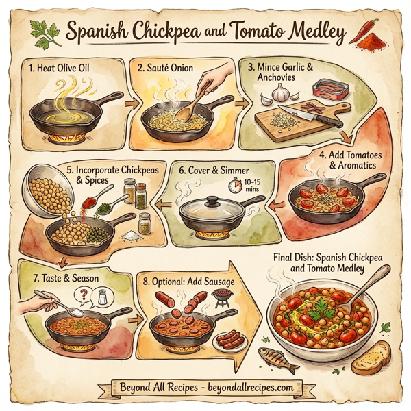 Spanish Chickpea and Tomato Medley instructions