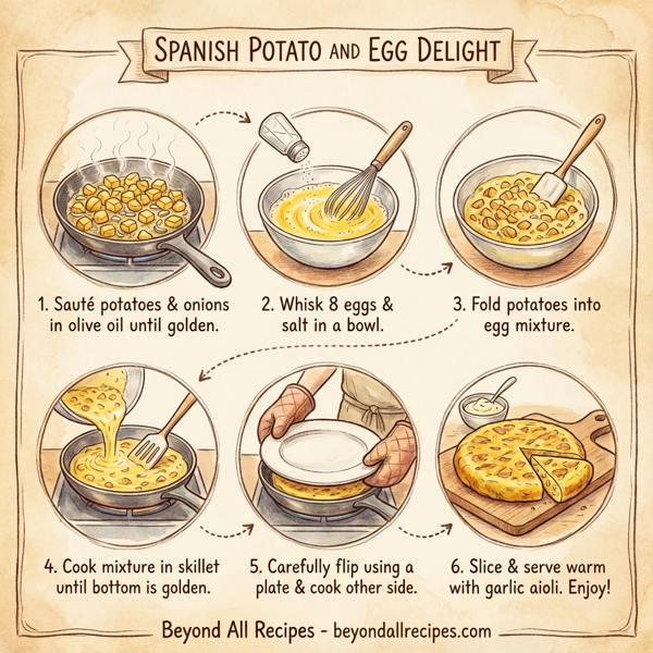 Spanish Potato and Egg Delight instructions