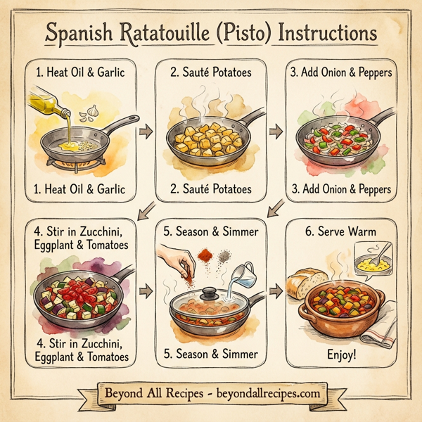 Spanish Ratatouille (Pisto) instructions
