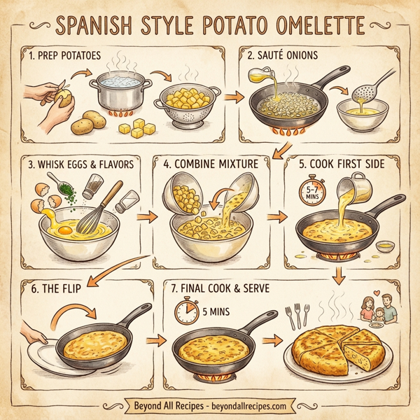 Spanish Style Potato Omelette instructions