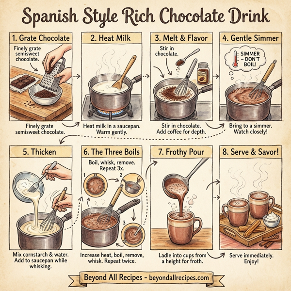 Spanish Style Rich Chocolate Drink instructions