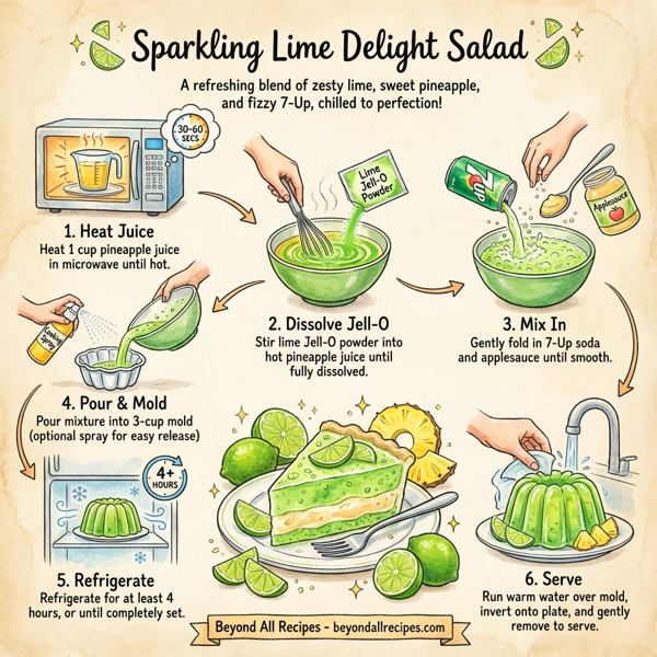 Sparkling Lime Delight Salad instructions