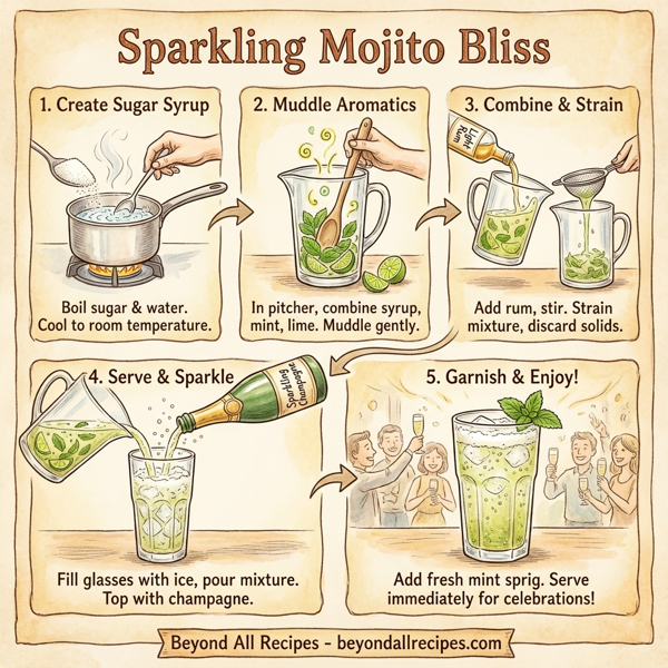 Sparkling Mojito Bliss instructions