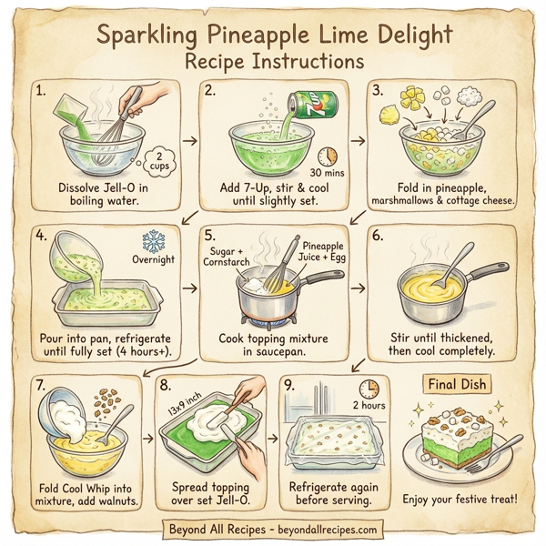 Sparkling Pineapple Lime Delight instructions