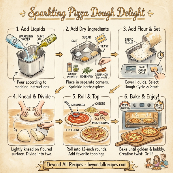 Sparkling Pizza Dough Delight instructions