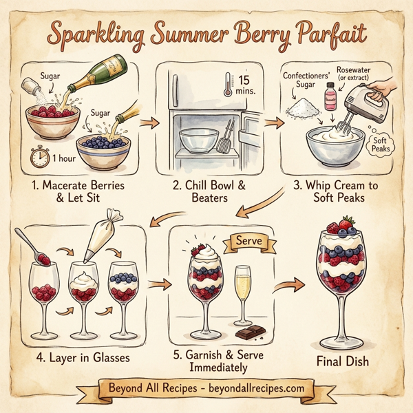 Sparkling Summer Berry Parfait instructions