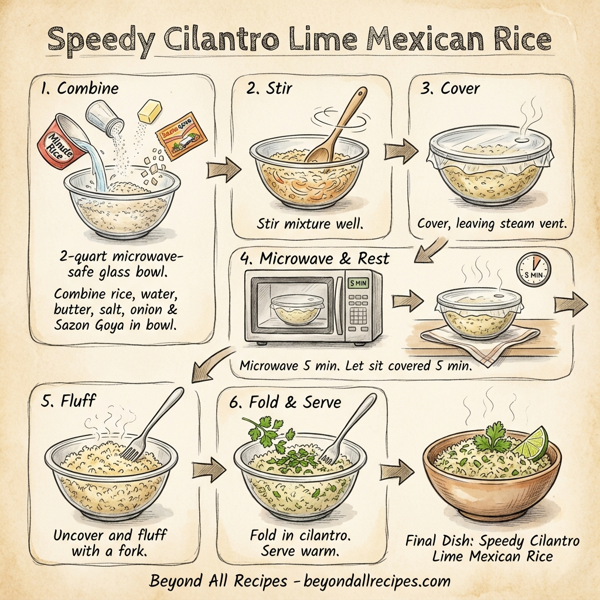 Speedy Cilantro Lime Mexican Rice instructions