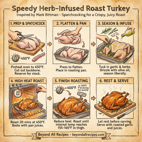 Speedy Herb-Infused Roast Turkey instructions