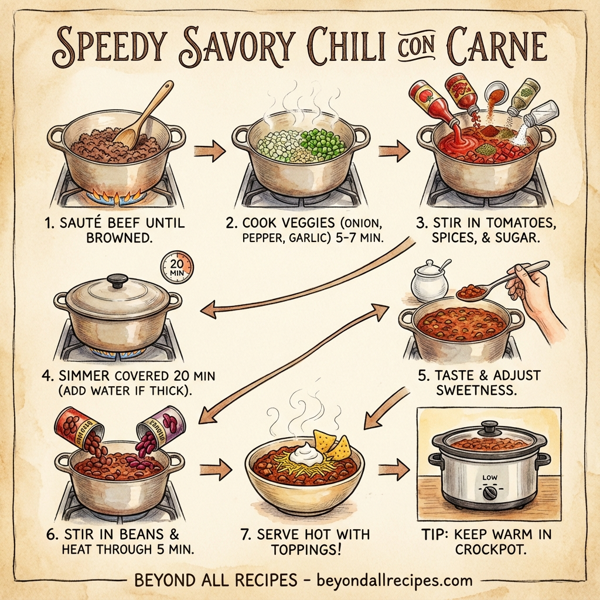 Speedy Savory Chili Con Carne instructions