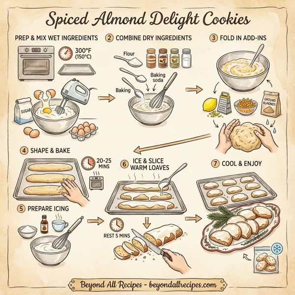Spiced Almond Delight Cookies instructions