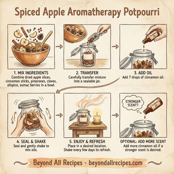 Spiced Apple Aromatherapy Potpourri instructions