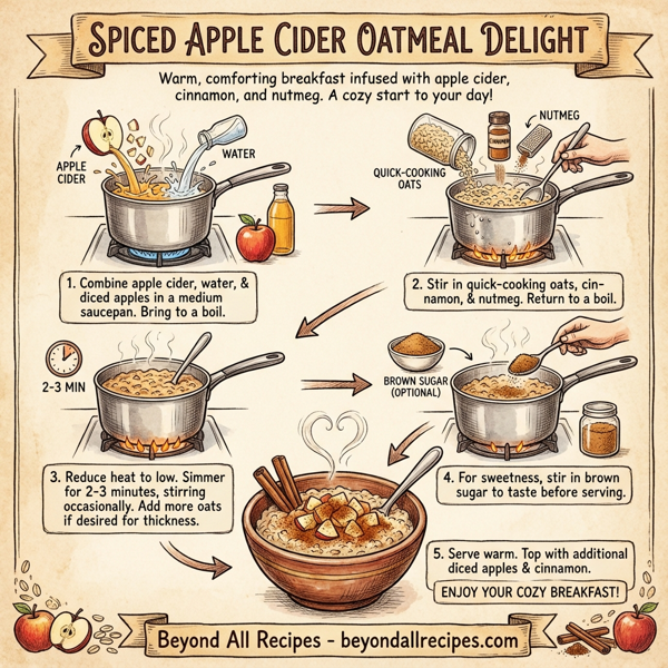 Spiced Apple Cider Oatmeal Delight instructions