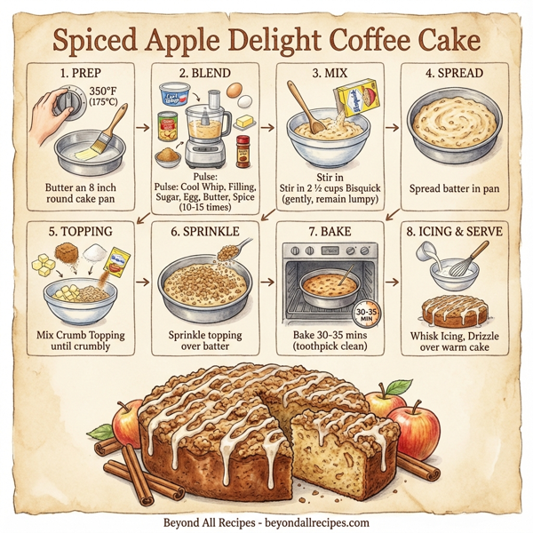 Spiced Apple Delight Coffee Cake instructions