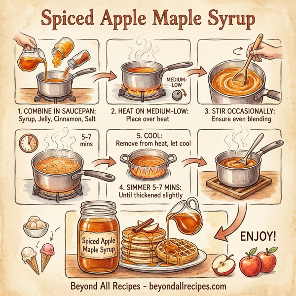 Spiced Apple Maple Syrup instructions