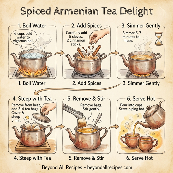 Spiced Armenian Tea Delight instructions