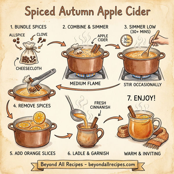 Spiced Autumn Apple Cider instructions
