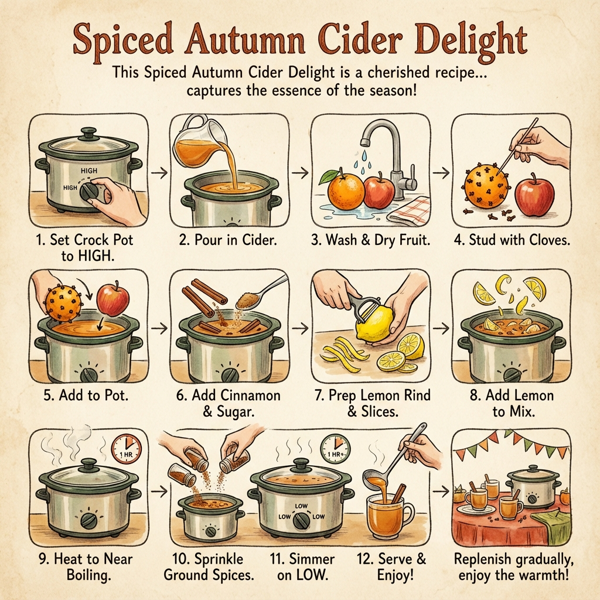 Spiced Autumn Cider Delight instructions