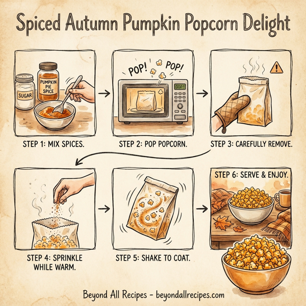 Spiced Autumn Pumpkin Popcorn Delight instructions
