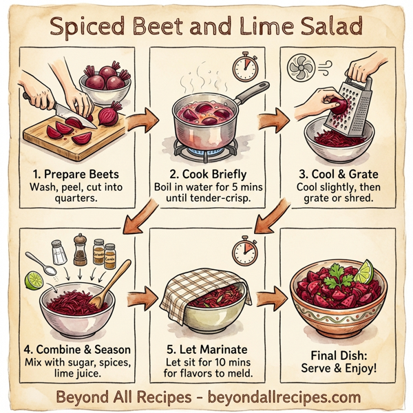 Spiced Beet and Lime Salad instructions