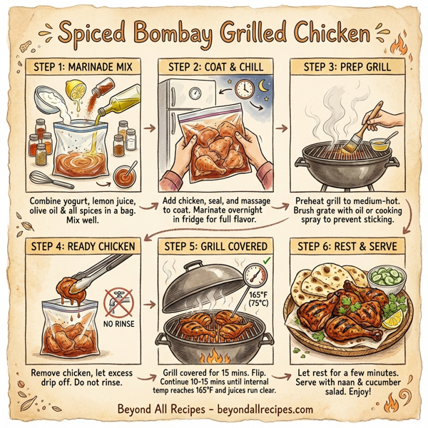 Spiced Bombay Grilled Chicken instructions