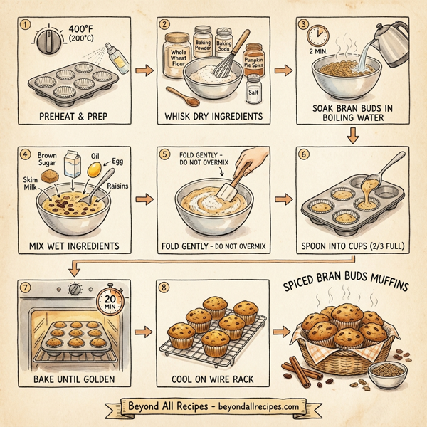 Spiced Bran Buds Muffins instructions
