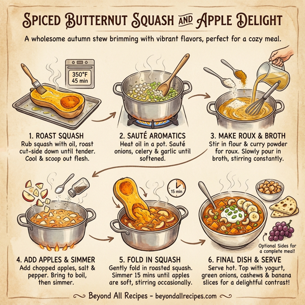Spiced Butternut Squash and Apple Delight instructions