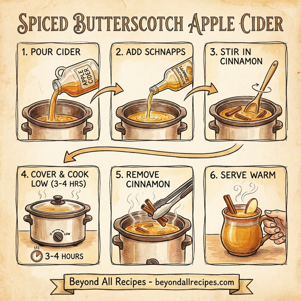 Spiced Butterscotch Apple Cider instructions