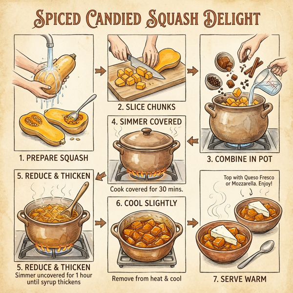 Spiced Candied Squash Delight instructions