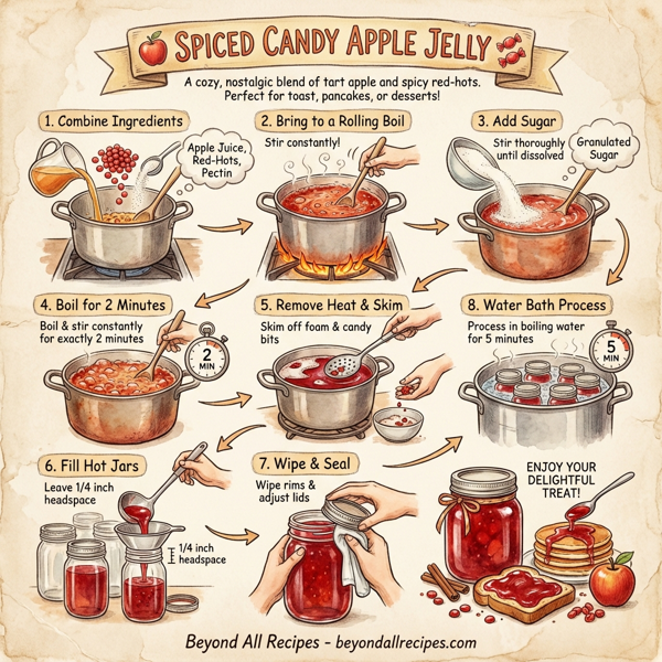 Spiced Candy Apple Jelly instructions