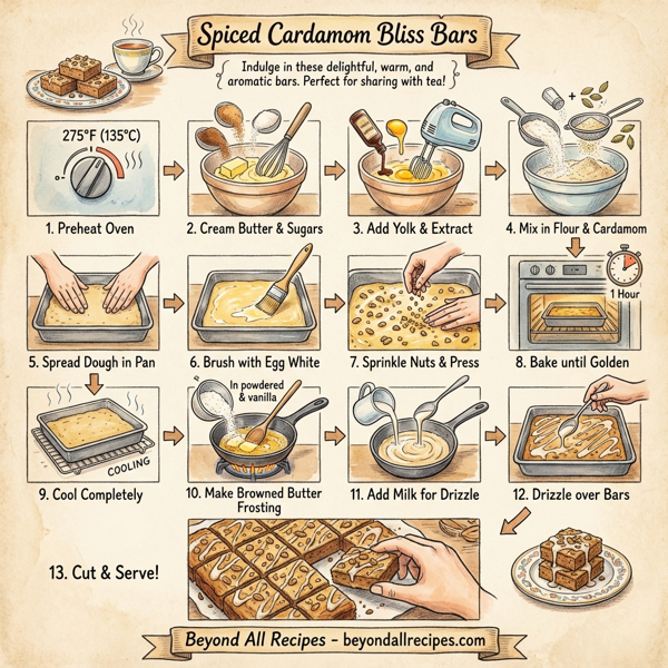 Spiced Cardamom Bliss Bars instructions